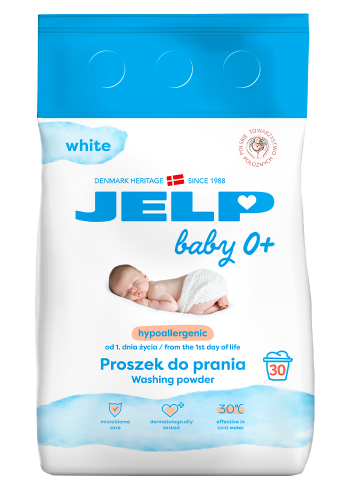 Hypoallergenic washing powder for whites 2,25 kg 30 washes - Jelp