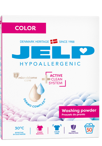 Hypoallergenic washing powder for colors 3 kg 50 washes